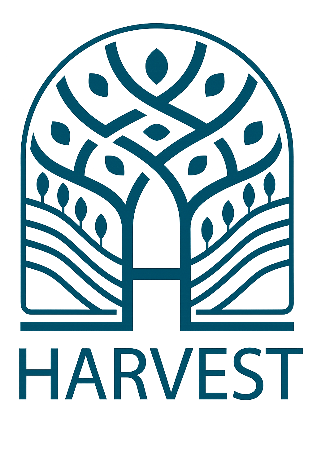 Hatimi Harvest Logo - Golden Tree Design